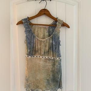 Vintage Xhilaration Tie Dyed sheer Tank Size M
